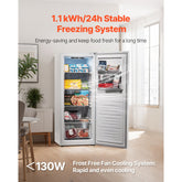 Home Convertible Freezer/Refrigerator 11 Cubic Foot Frost-Free Upright Freezer